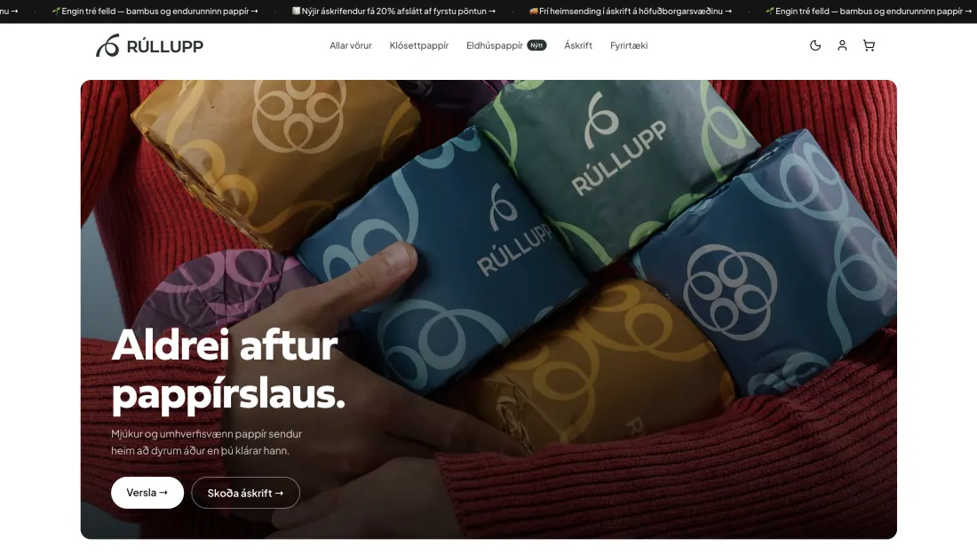 Rúllupp desktop